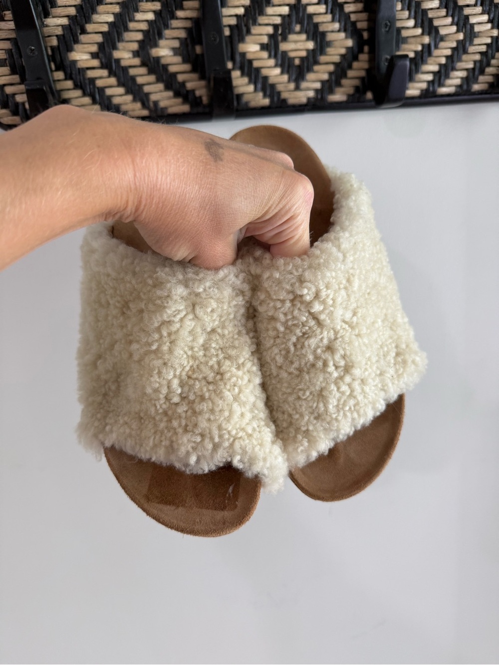 Birkenstock Papillio Namica Teddy Wedge Sandals - Size 39/Size 8 - Picture 11 of 15
